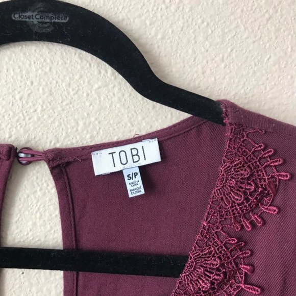 Tobi Long Sleeve Lace Romper - Picture 4 of 6